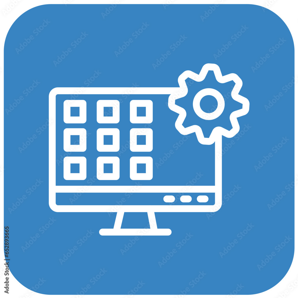 Application Vector Icon Design Illustration Application Vector Icon Design Illustration