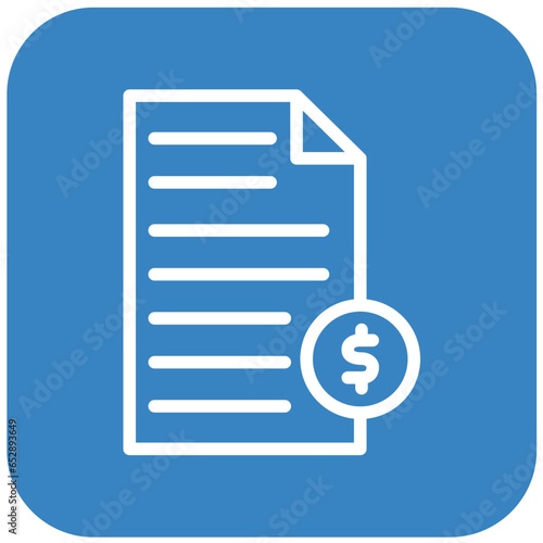 Financial Vector Icon Design Illustration