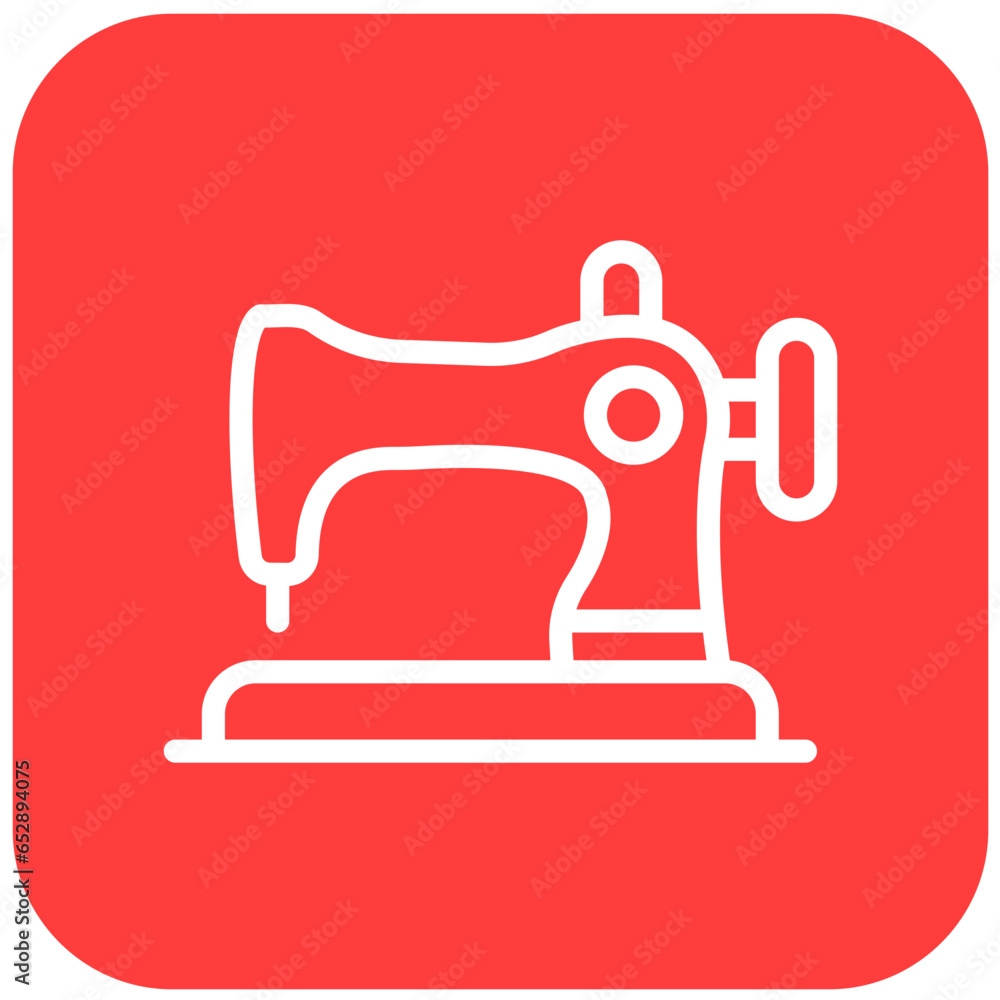 Sewing Machine Vector Icon Design Illustration Sewing Machine Vector Icon Design Illustration