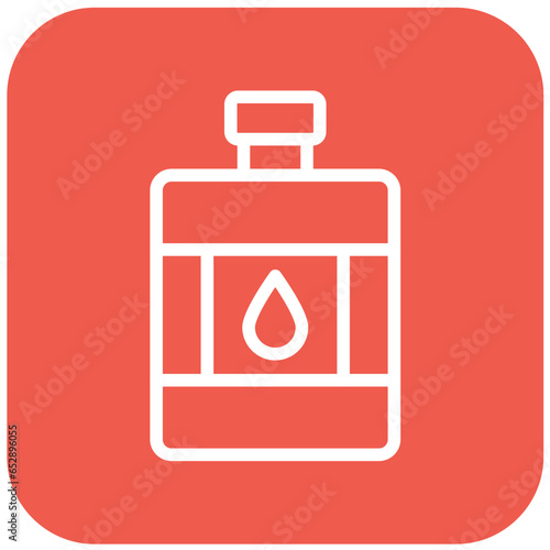 Hip Flask Vector Icon Design Illustration