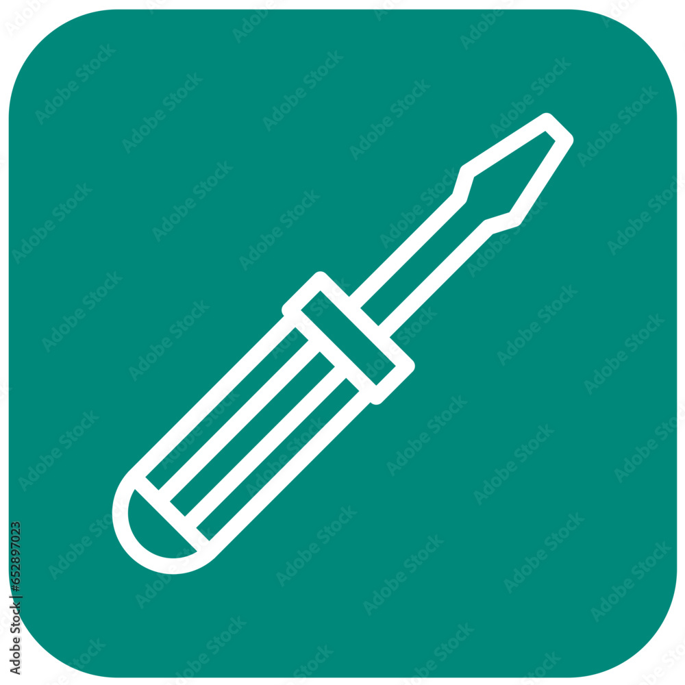 Screwdriver Vector Icon Design Illustration Screwdriver Vector Icon Design Illustration