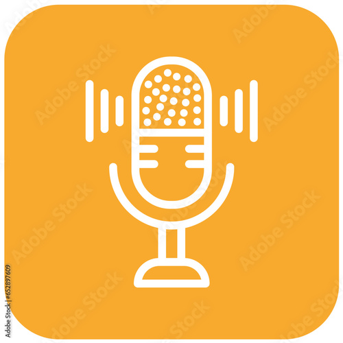 Microphone Vector Icon Design Illustration