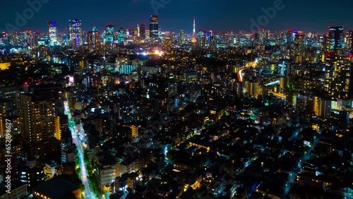 東京夜景 タイムラプス 都心の住宅街　Sep.2023 photo
