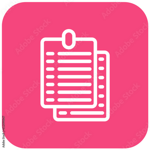 Notes Vector Icon Design Illustration