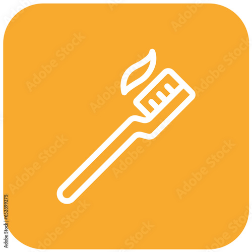 Tooth Brush Vector Icon Design Illustration