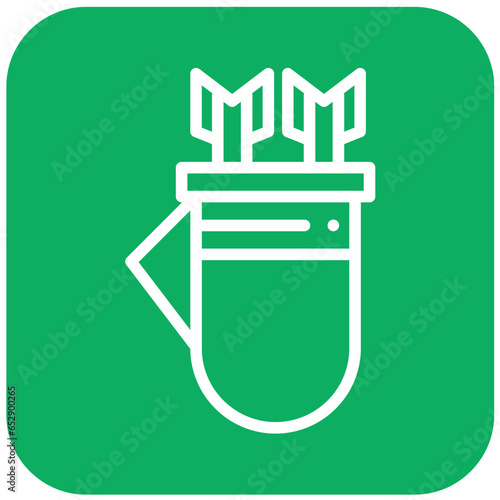 Quiver Vector Icon Design Illustration