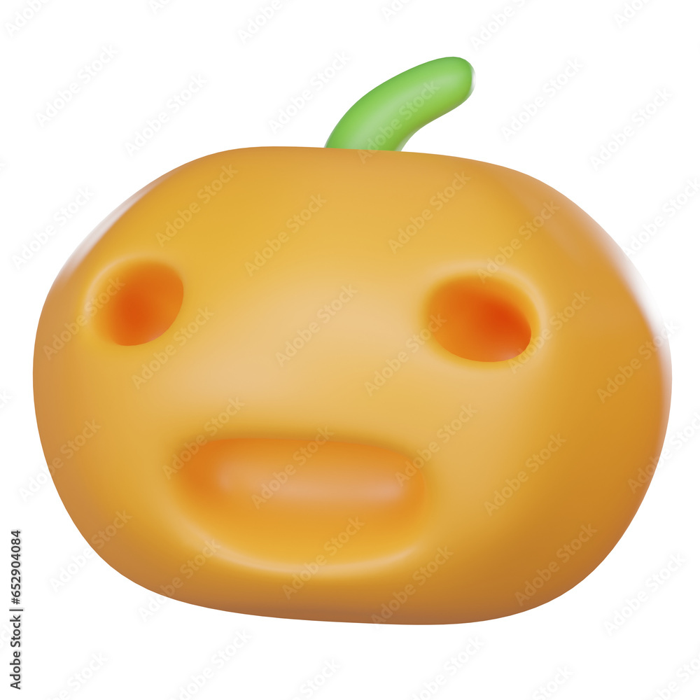 Fototapeta premium Halloween Pumpkin 3D