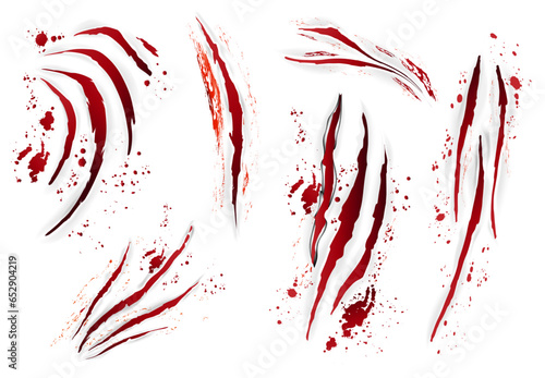 Animal Claw Scratches Set