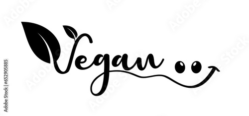 Organic vegan 100% with leaves, Bio, eco icon or symbol. lactose free, vegan, no meat, healthy, fresh food. Green logo. Vegetarian healthy food. Nature, ecology. veganism slogan or quote. Go vegan.