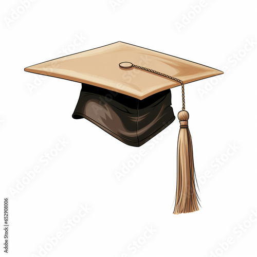 czapka akademicka, część stroju galowego absolwenta.