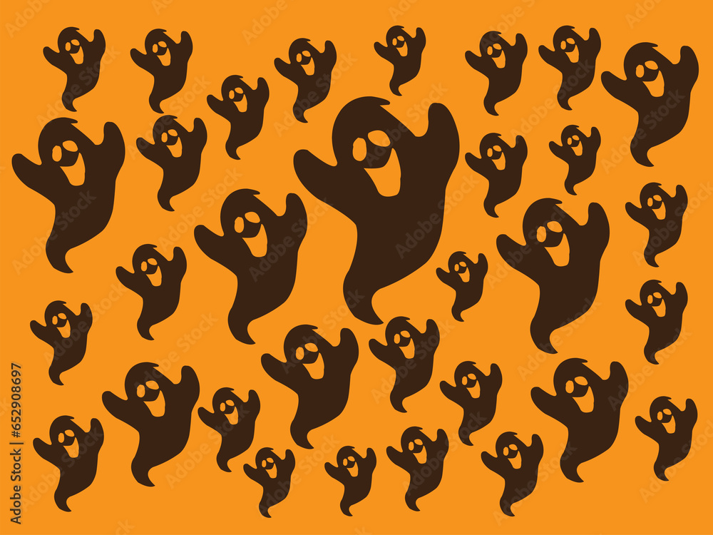 halloween pattern, background, wallpaper