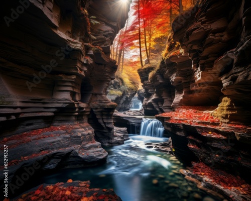 A Hidden Waterfall: A Remote Canyon's Enchanting Secret