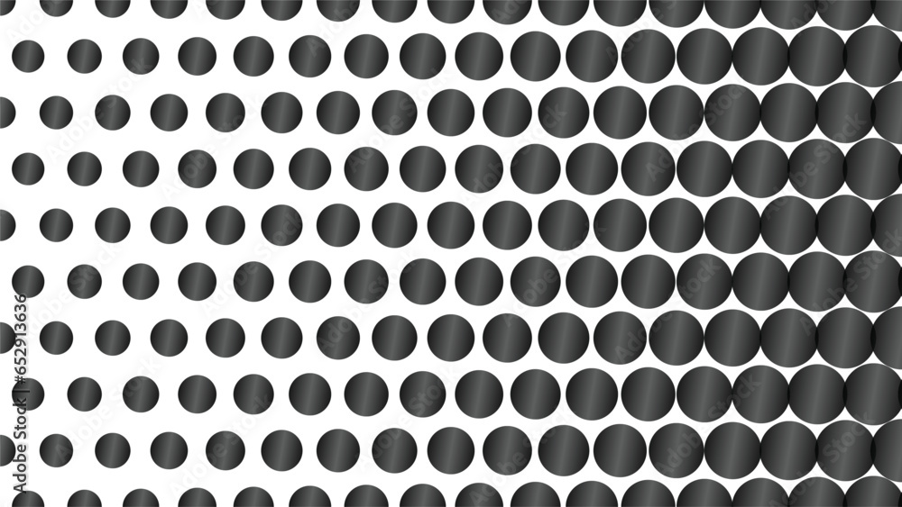 Black And White Polka Dot Pop Art Creative Design, Vector Illustration, Halftone Background Black And White Polka Dot Pop Art Creative Design, Vector Illustration, Halftone Background
