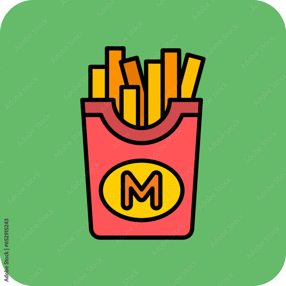 French fries Icon French fries Icon