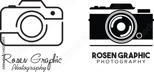 Camera logo designs. range of camera-themed logos of photography and visual storytelling. logos crafted to convey professionalism, creativity, capturing moments. photographer, a photography studio