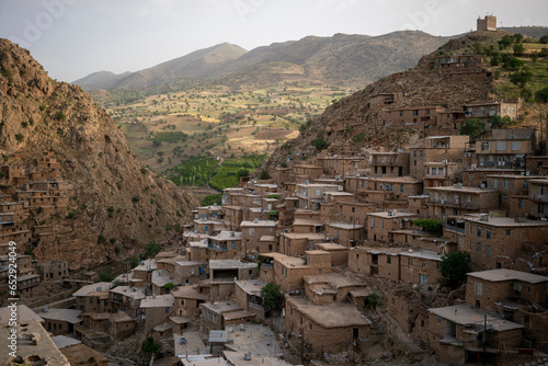 villages of kurdistan, iran photo