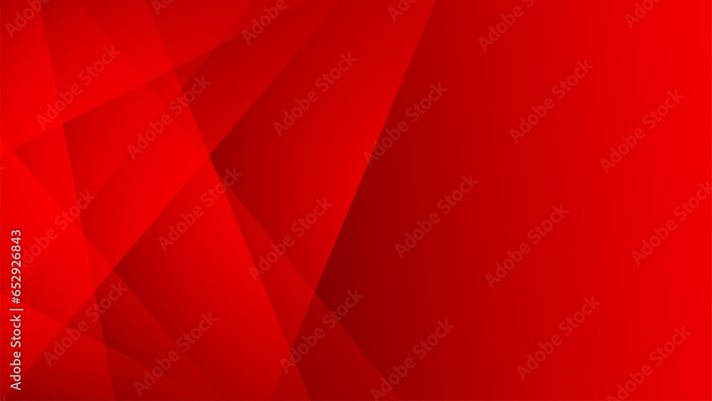 Red polygonal background with golden lines. Design template for brochures, flyers, magazine, banners etc.