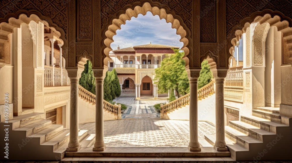 Obraz premium breathtaking architecture and historic landmarks of Andalusia