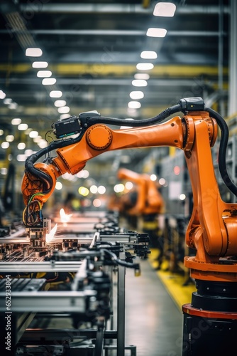 Smart industry robot arms f...