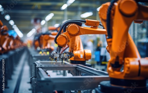 Smart industry robot arms f...