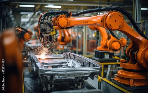 Smart industry robot arms f...