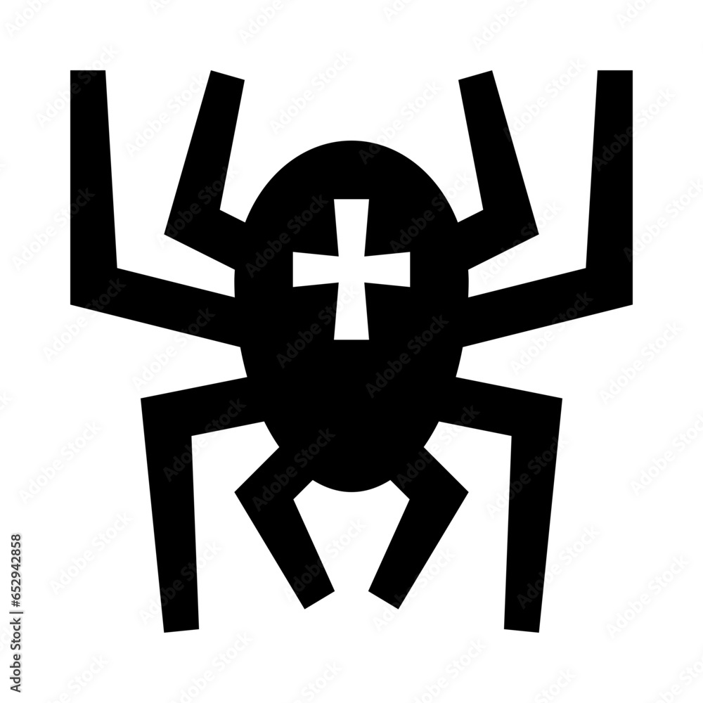 Naklejka premium Spider