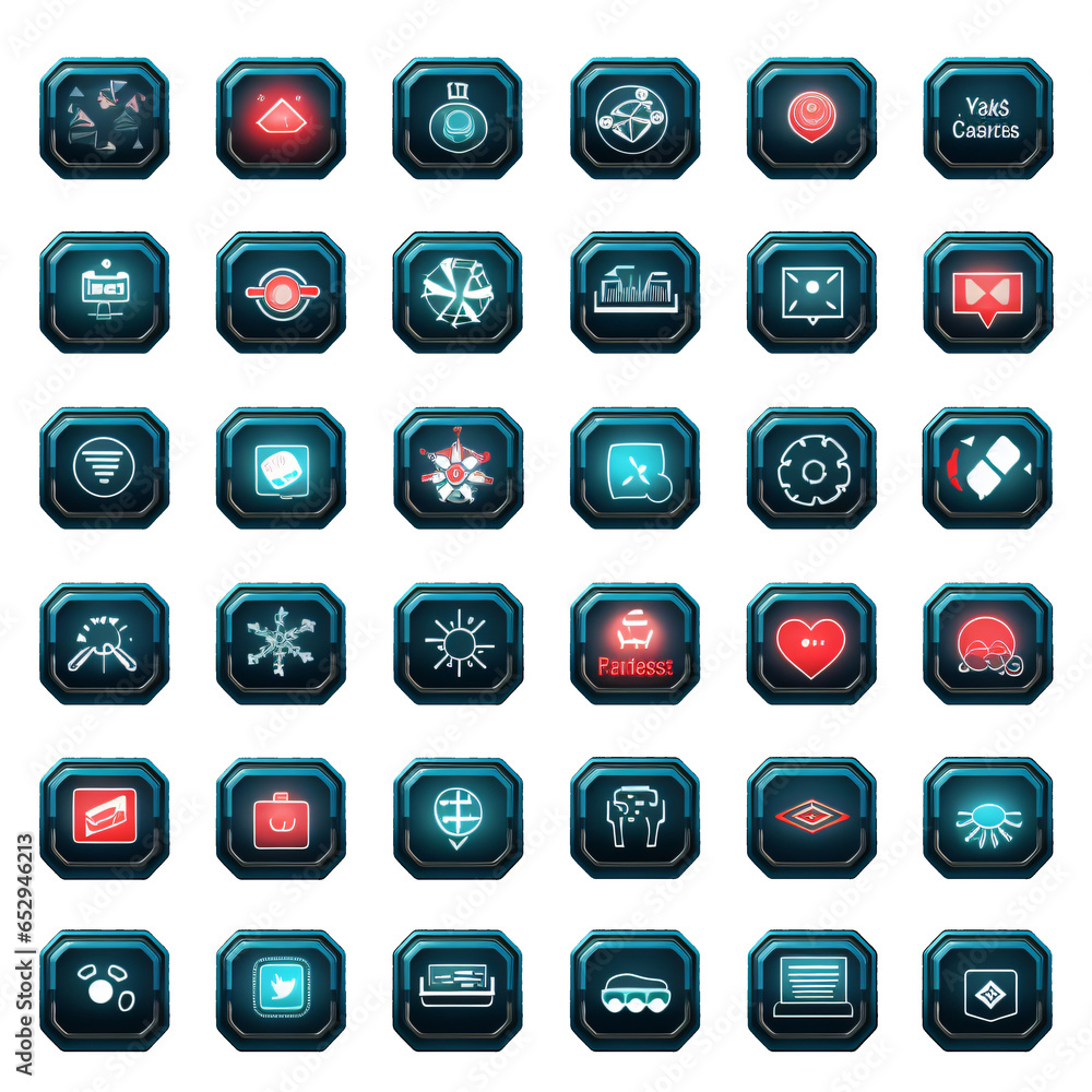 Set of simple, modern design information icons for Web and app design ...