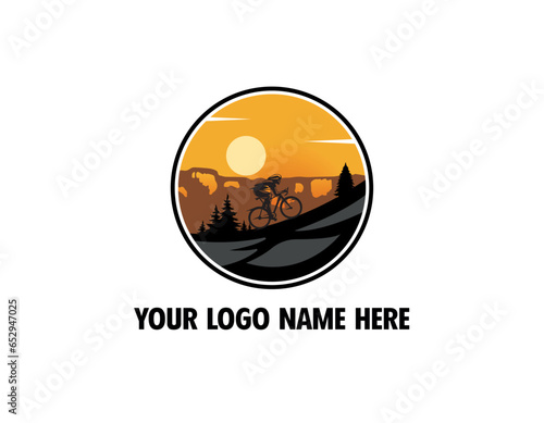 Travel, adventure, tourism and abstract logo design