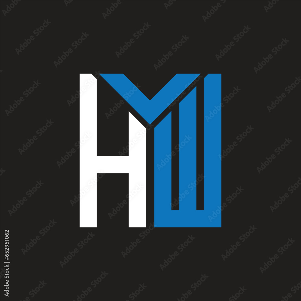 HW letter logo design on black background. HW creative initials letter logo concept. HW letter design.
HW letter logo design on black background. HW creative initials letter logo concept. HW letter design.