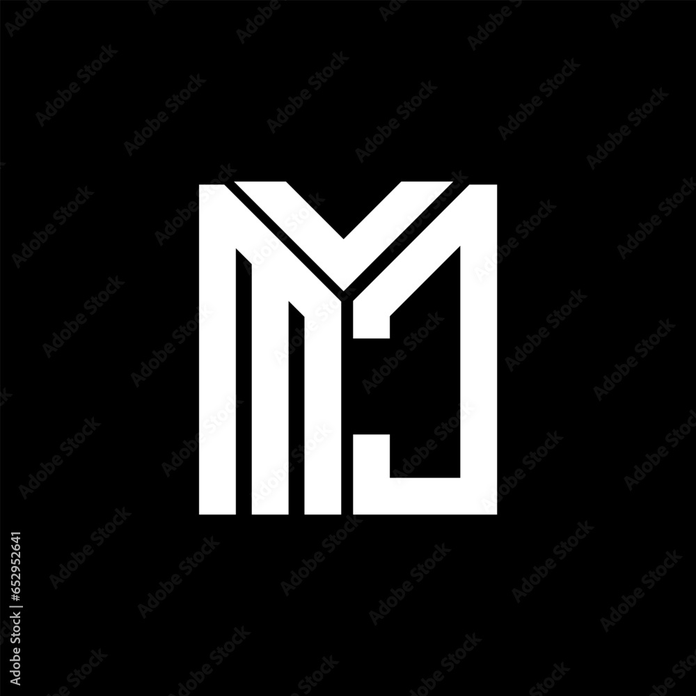 MJ letter logo design on black background. MJ creative initials letter logo concept. MJ letter design.
MJ letter logo design on black background. MJ creative initials letter logo concept. MJ letter design.