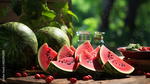 Photograph of Watermelon Slices