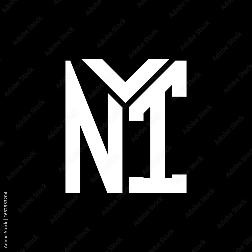NI letter logo design on black background. NI creative initials letter logo concept. NI letter design.
NI letter logo design on black background. NI creative initials letter logo concept. NI letter design.