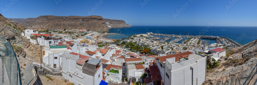 Panorama Urlaubsort Puerto de Mogan / Insel Gran Canaria