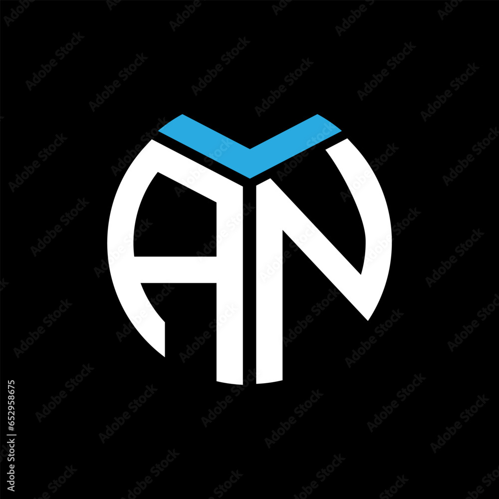 AN letter logo design on black background. AN creative initials letter logo concept. AN letter design.
AN letter logo design on black background. AN creative initials letter logo concept. AN letter design.