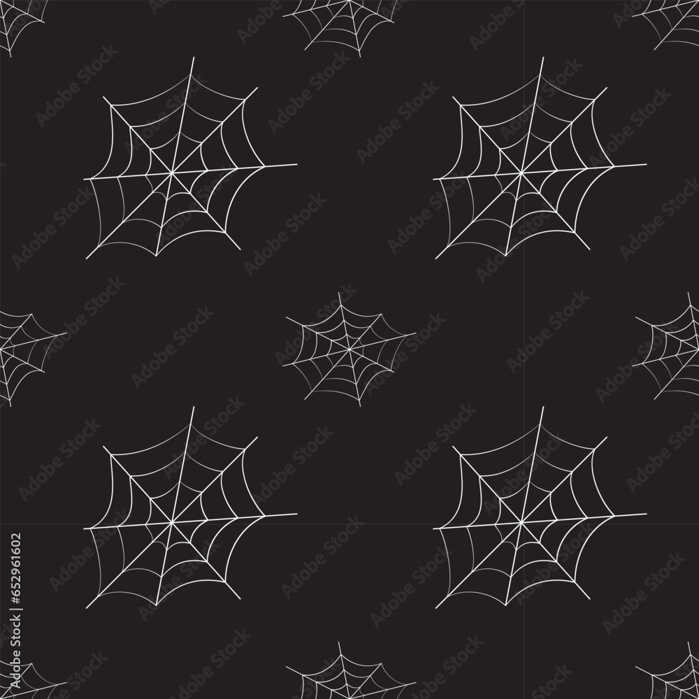Halloween web seamless pattern Halloween web seamless pattern
