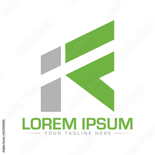 IF letter logo design fi logo design unique design