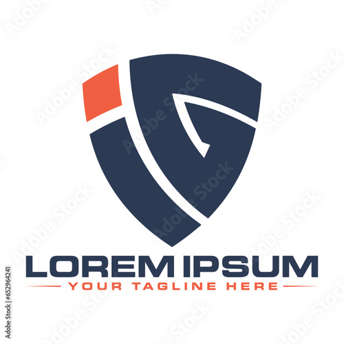 IG letter logo design unique and modern logo design