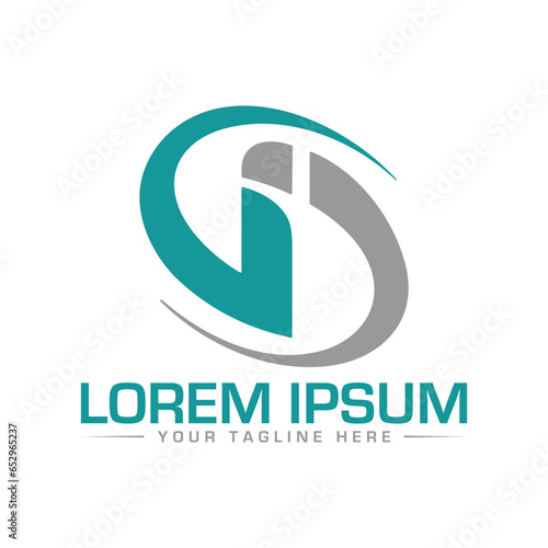 IS letter logo design creative and modern logo design 