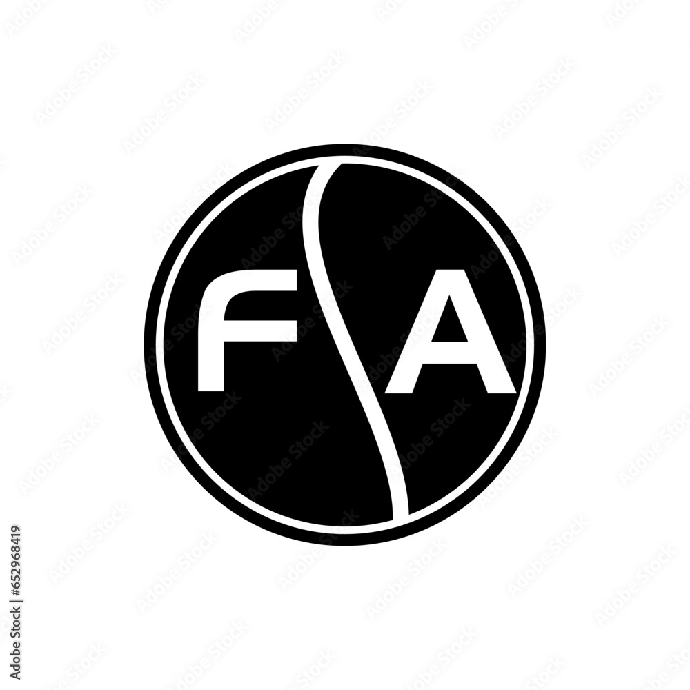 FA letter logo design on white background. FA creative initials letter logo concept. FA letter design.
FA letter logo design on white background. FA creative initials letter logo concept. FA letter design.