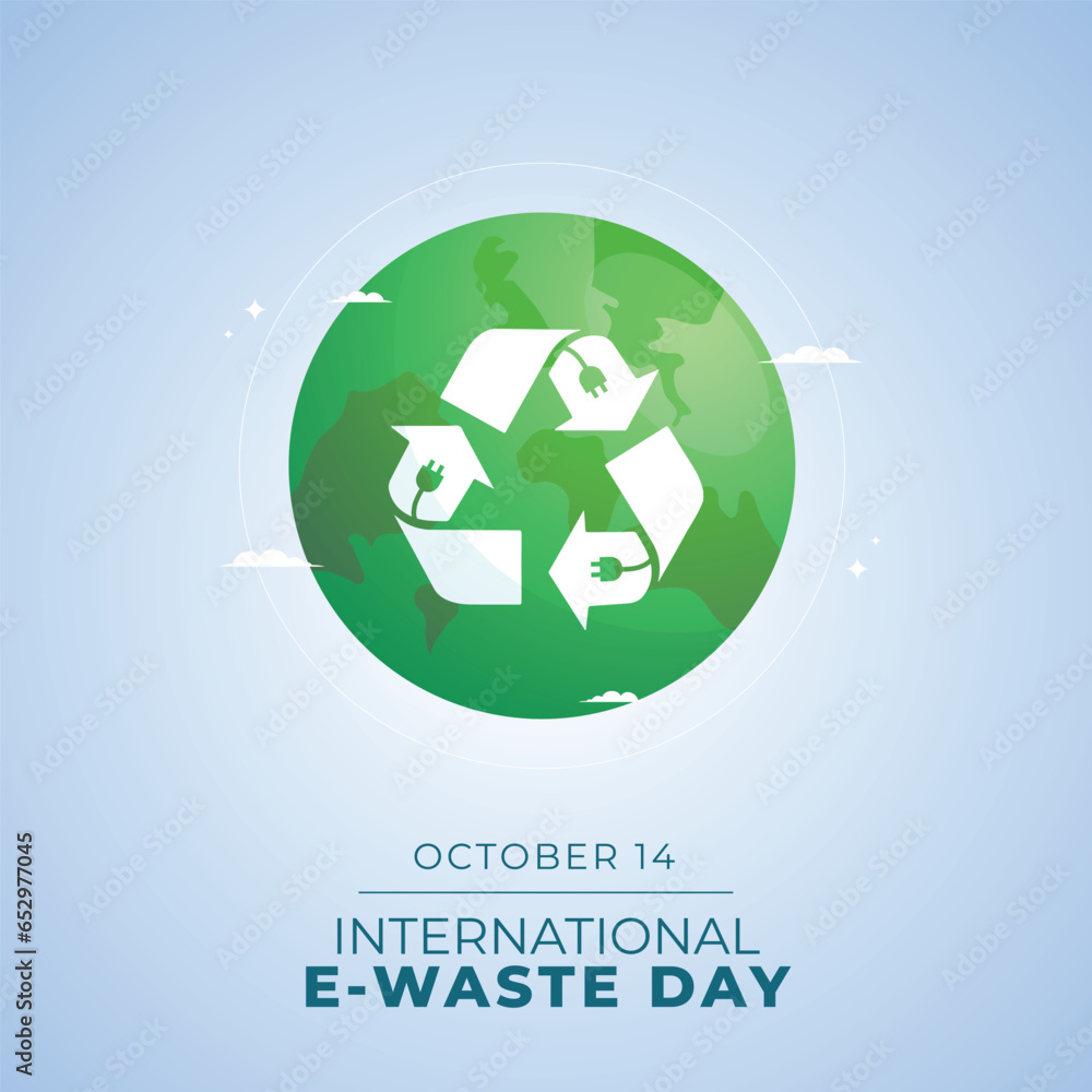 International EWaste Day vector design template good for celebration