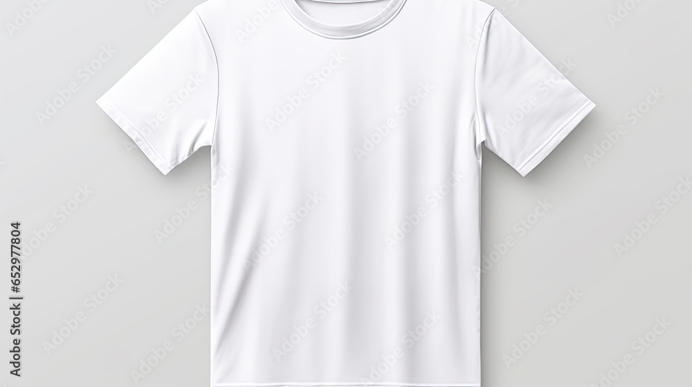 White t-shirt mockup hanging realistic, template design White t-shirt mockup hanging realistic, template design