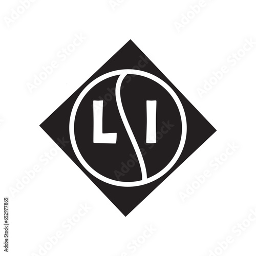 LI letter logo design.LI creative initial LI letter logo design. LI creative initials letter logo concept.