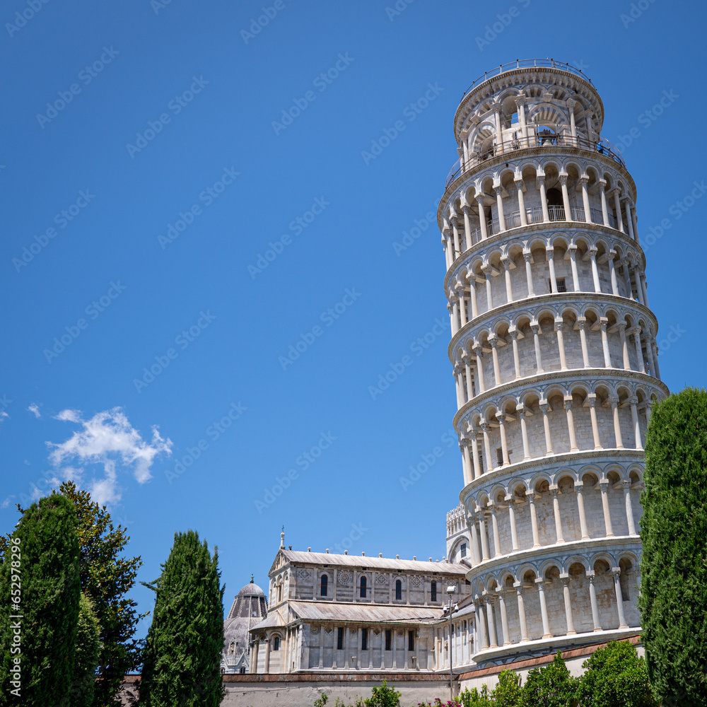 Tower of Pisa, a masterpiece of architecture and balance