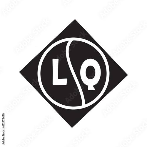 LQ letter logo design.LQ creative initial LQ letter logo design. LQ creative initials letter logo concept.