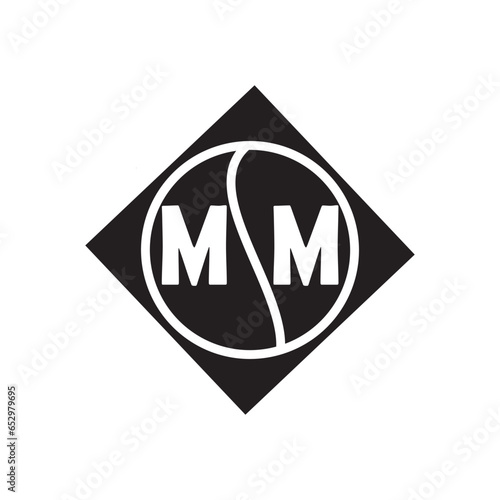 MM letter logo design.MM creative initial MM letter logo design. MM creative initials letter logo concept.
