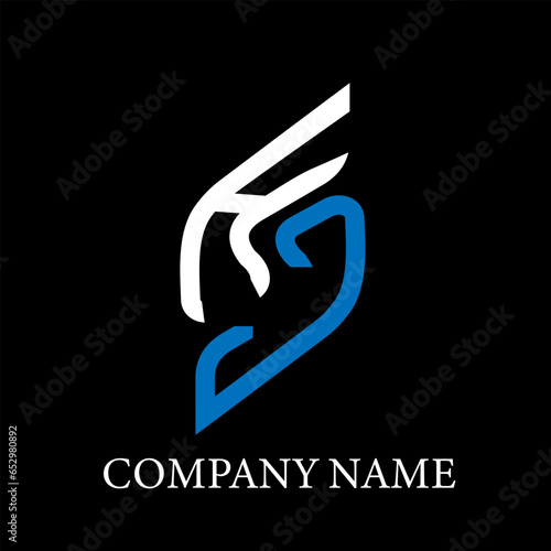 HJ letter logo design on black background. HJ creative initials letter logo concept. HJ letter design. 