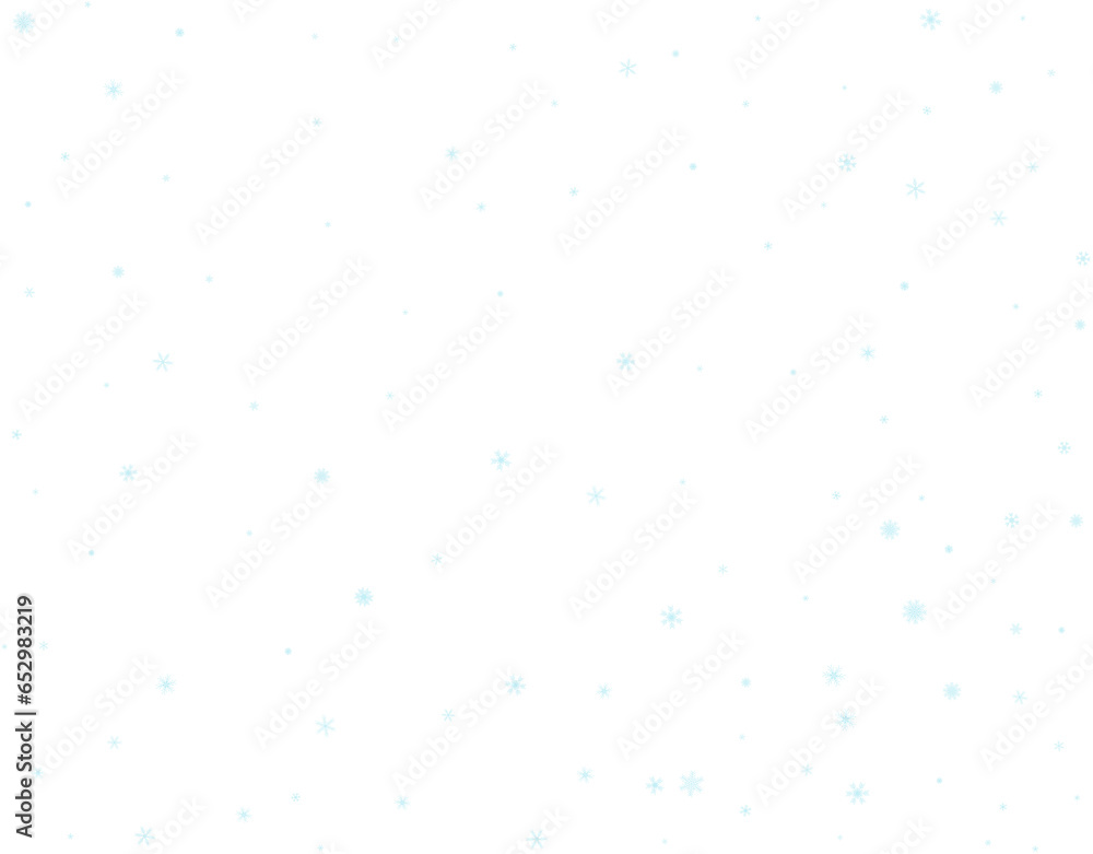 Christmas snowflakes, unobtrusive festive background.