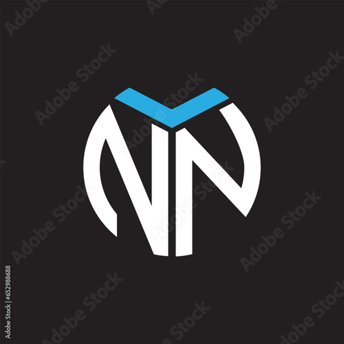 NN letter logo design.NN creative initial NN letter logo design. NN creative initials letter logo concept