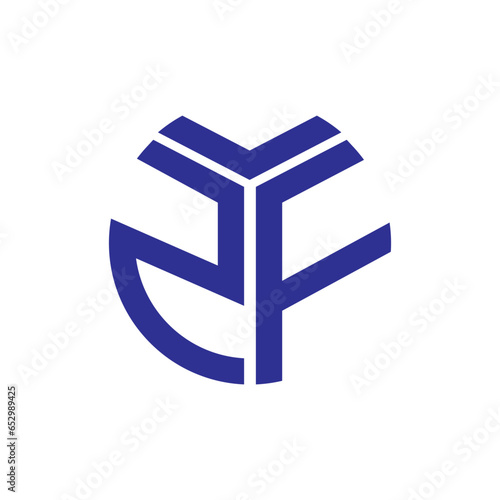 ZF letter logo design.ZF creative initial ZF letter logo design. ZF creative initials letter logo concept.
