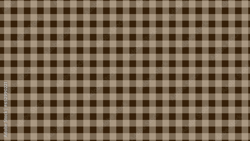 Beige and brown plaid fabric texture as a background Beige and brown plaid fabric texture as a background